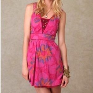 Free People Pink Floral Sundress